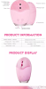 Home Use Automatic Foaming Silicone Facial Cleansing Brush - Purple