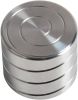 Kinetic Spinning Desk Toy - Silent Stainless Steel Helix Optical Illusion Fidget Spinner for Stress Relief, Anxiety, Focus