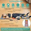 Full Body Electric Massage Mat with Heat Vibration Massage Pad Cushion Back Massage Mattress Chair Pad with Neck Massage Pillow with 10 Vibration Moto