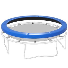 12FT Trampoline Spring Cover, Safety Trampoline Pad Replacement, Waterproof and Tear Resistant, All Weather Trampoline Accessories, Blue (Option: Blue-970x380x220 mm)