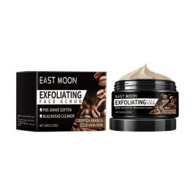 East Moon Coffee Facial Scrub, Men's Facial Hair Cleanser Pores Refreshing Comfort Cleansing Cream (Option: 100g-132.9g-2.83*2.83*1.73inch)