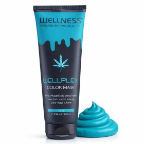 Wellplex Chemical Free Vivid Color Masks (Color: Teal)