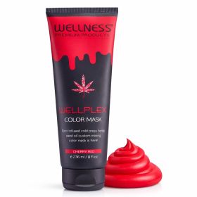 Wellplex Chemical Free Vivid Color Masks (Color: Cherry Red)
