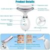 Neck Face Massager Face Sculpting Tool 3 Colour Modes and Vibration for Facial Massager for Double Chin
