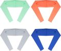 4 Pieces Cooling Shawl Golf Cooling Shawl Arm Sleeve Sun Protection Golf Shrug for Women Men Outdoor Sports