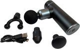Muscle Massage Percussive Gun Deep Tissue with 3 Adjustable Speeds and 4 Heads, Portable Body Pain Relief, Workout Relaxation