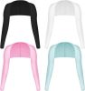 4 Pieces Cooling Shawl Golf Cooling Shawl Arm Sleeve Sun Protection Golf Shrug for Women Men Outdoor Sports