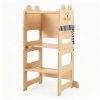3-in-1 Convertible Toddler Learning Tower Step Stool with Chalkboard